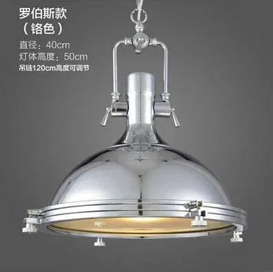 American Retro Industrial Home Decor Chandelier Metal Living Room Loft Kitchen Bar Eye Protection Pendant Lighting Fixtures LED