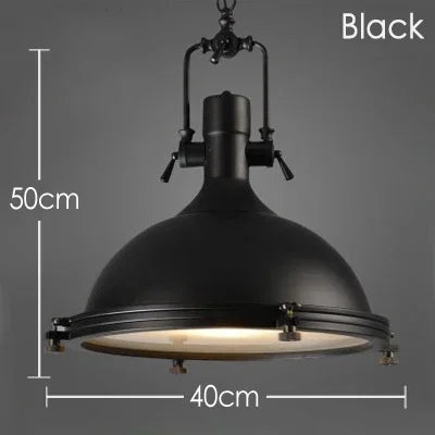 American Retro Industrial Home Decor Chandelier Metal Living Room Loft Kitchen Bar Eye Protection Pendant Lighting Fixtures LED