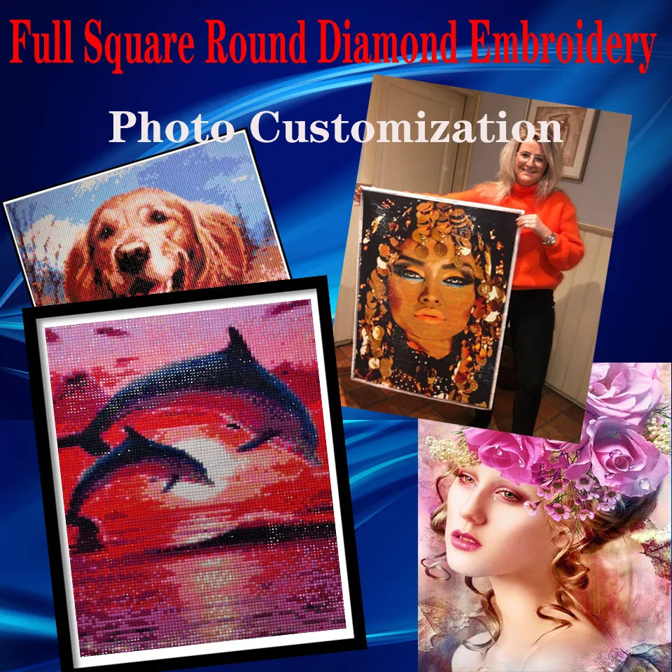 2025 Diamond Embroidery DIY Dream Wonderland Book Diamond Painting Art 5D Square Rhinestone Mosaic Cross Stitch Rose Home Decor