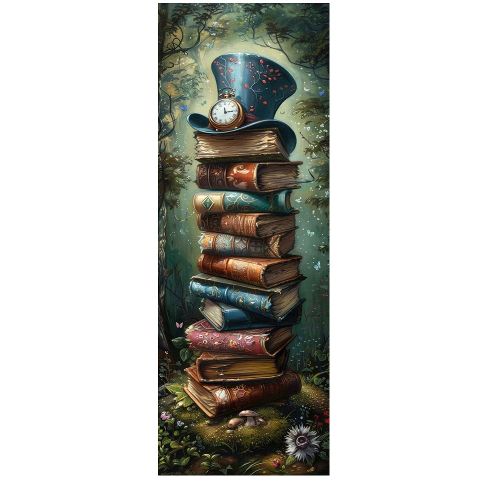 2025 Diamond Embroidery DIY Dream Wonderland Book Diamond Painting Art 5D Square Rhinestone Mosaic Cross Stitch Rose Home Decor