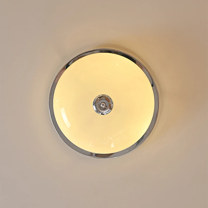 Bauhaus Glass Ceiling Lamps French Style Retro Balcony Bedroom Living Study Room Corridor Porch Home Decor Lighting Fixtures