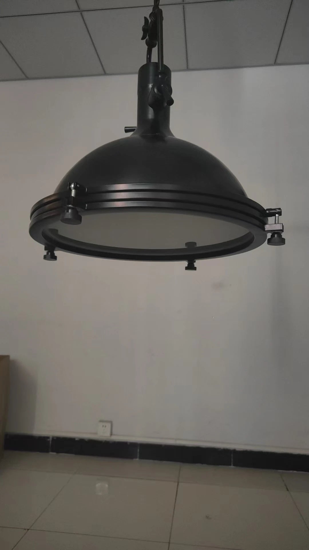 American Retro Industrial Home Decor Chandelier Metal Living Room Loft Kitchen Bar Eye Protection Pendant Lighting Fixtures LED
