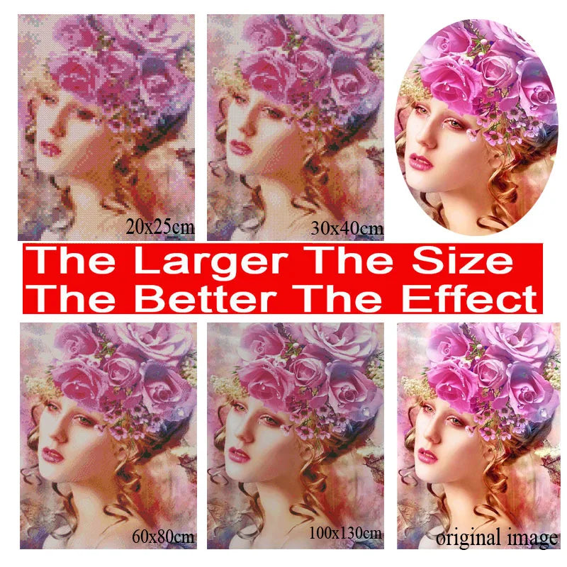2025 Diamond Embroidery DIY Dream Wonderland Book Diamond Painting Art 5D Square Rhinestone Mosaic Cross Stitch Rose Home Decor