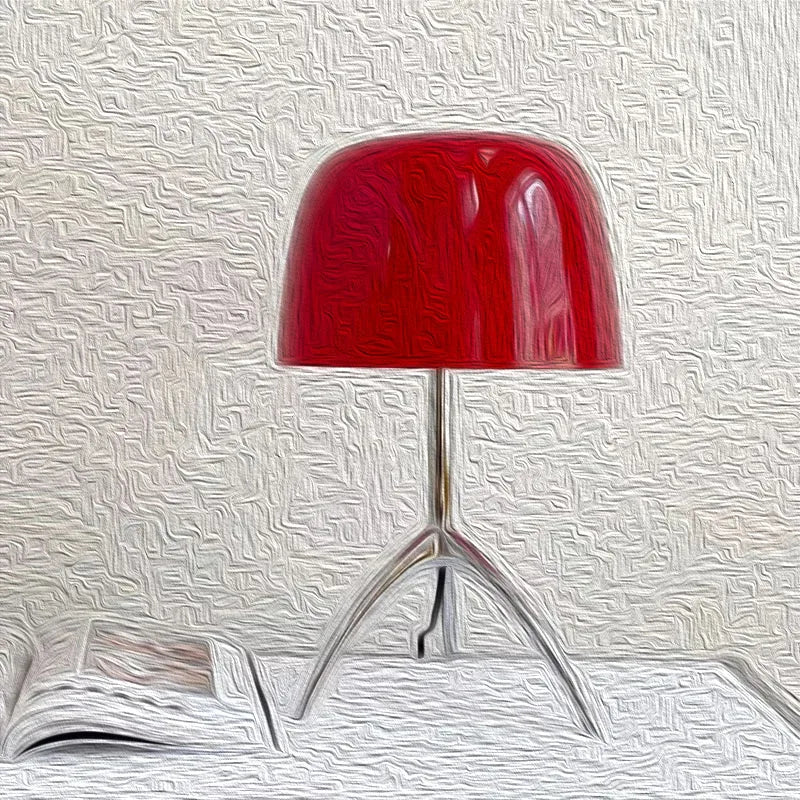 Bauhaus Light Luxury Designer Desk Lamp Reading  LED Table Light Glass Lampshade Home Decor Bedroom Living Room Bedside Lighting