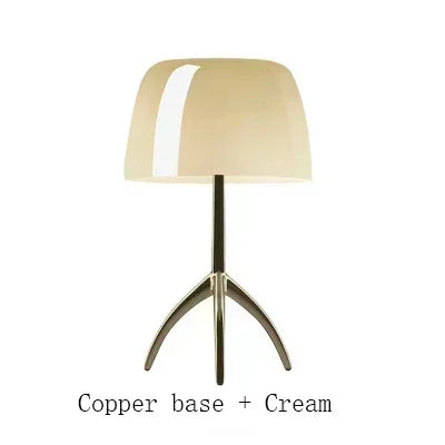 Bauhaus Light Luxury Designer Desk Lamp Reading  LED Table Light Glass Lampshade Home Decor Bedroom Living Room Bedside Lighting