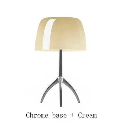 Bauhaus Light Luxury Designer Desk Lamp Reading  LED Table Light Glass Lampshade Home Decor Bedroom Living Room Bedside Lighting