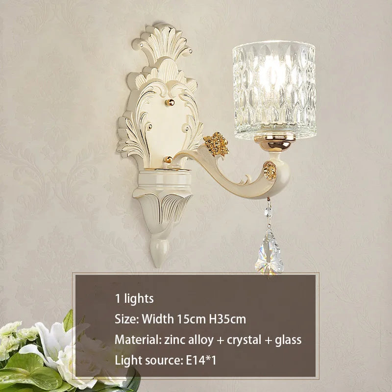 European Luxury Crystal Chandeliers LED Lights For Hotel Villa Lobby Living Dining Room French Romantic Home Decor Hanging Lamps