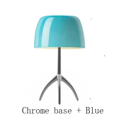 Bauhaus Light Luxury Designer Desk Lamp Reading  LED Table Light Glass Lampshade Home Decor Bedroom Living Room Bedside Lighting