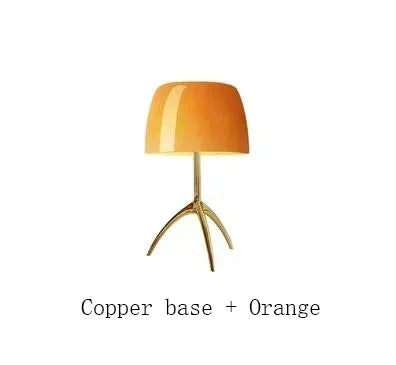 Bauhaus Light Luxury Designer Desk Lamp Reading  LED Table Light Glass Lampshade Home Decor Bedroom Living Room Bedside Lighting