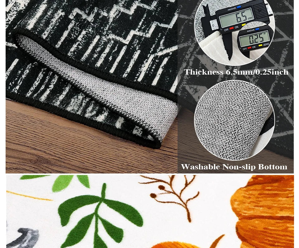 Carpet for Living Room Decoration Vintage Rug Bedroom Soft Machine Washable Non-slip Floor Mat Home Decor Ковер Для Гостиной