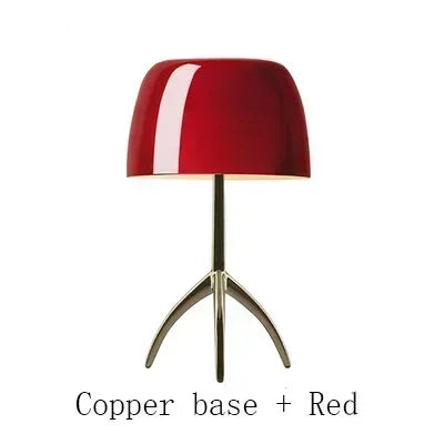 Bauhaus Light Luxury Designer Desk Lamp Reading  LED Table Light Glass Lampshade Home Decor Bedroom Living Room Bedside Lighting