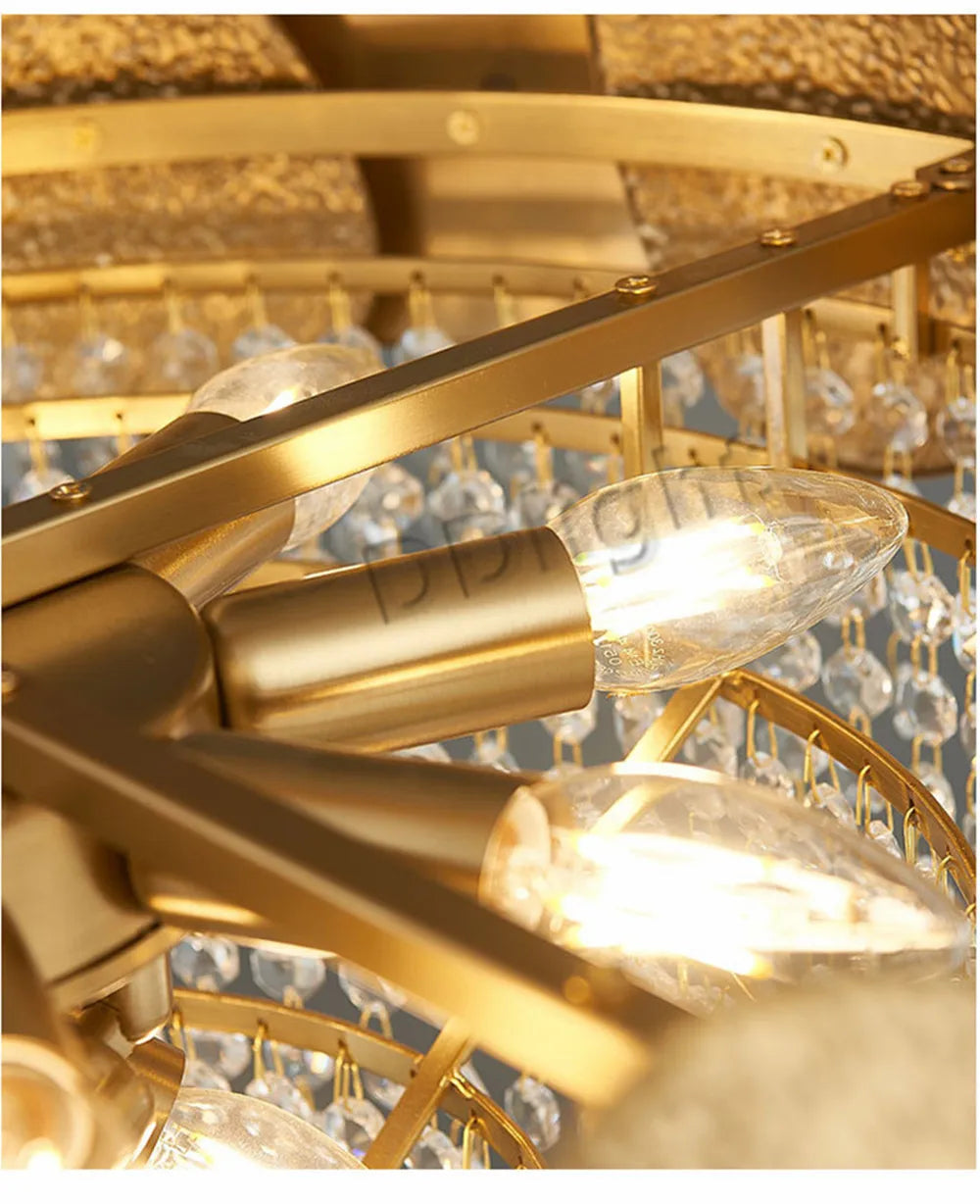Dimmable LED Pendant Light 2023 Lustres Crystal Tassles Ceiling Chandelier Modern Luxury Hanging Lamp Home Decor for Living Room