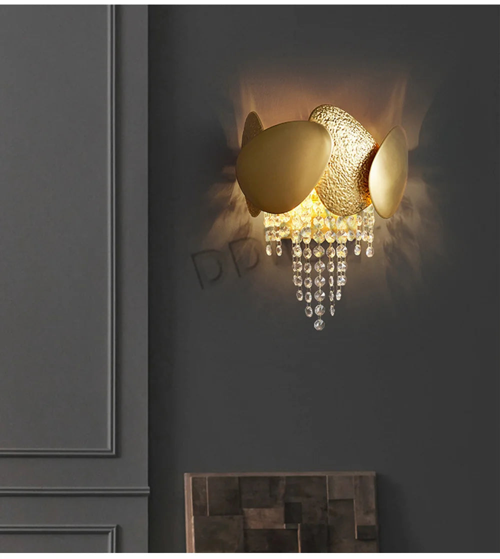 Dimmable LED Pendant Light 2023 Lustres Crystal Tassles Ceiling Chandelier Modern Luxury Hanging Lamp Home Decor for Living Room