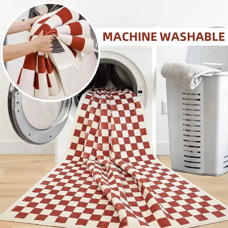 Carpet for Living Room Decoration Vintage Rug Bedroom Soft Machine Washable Non-slip Floor Mat Home Decor Ковер Для Гостиной