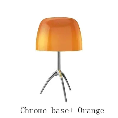 Bauhaus Light Luxury Designer Desk Lamp Reading  LED Table Light Glass Lampshade Home Decor Bedroom Living Room Bedside Lighting