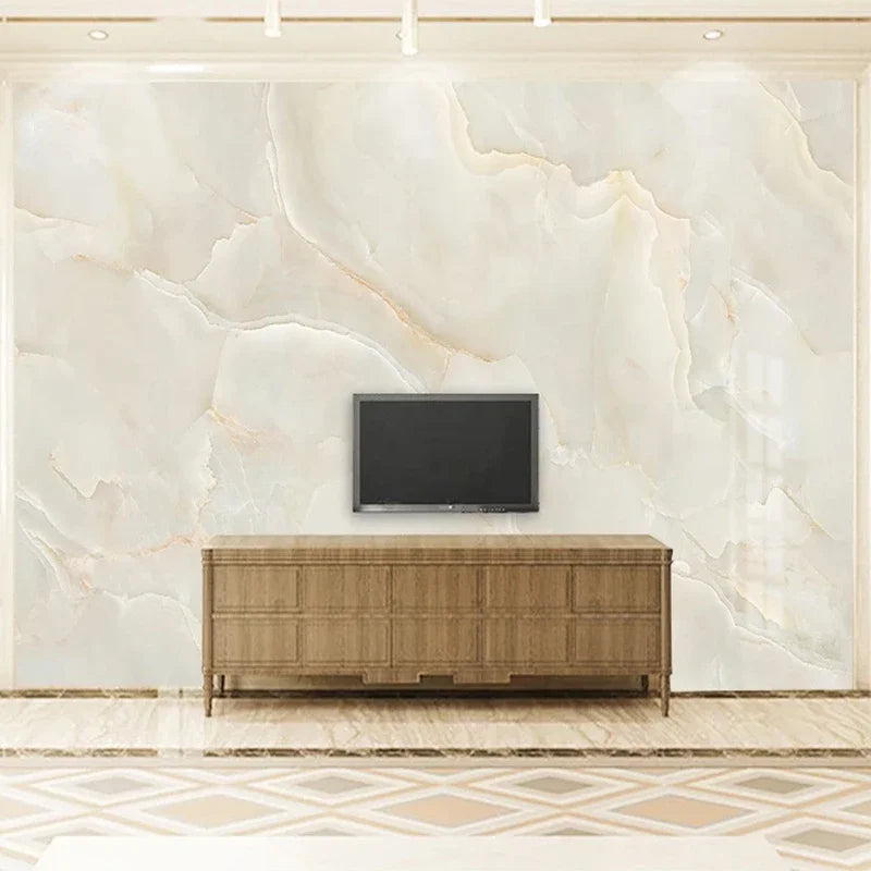 Custom 3D Photo Mural Wallpaper Beige Marble Pattern Papier Peint Modern Living Room Sofa TV Background Wall Papers Home Decor