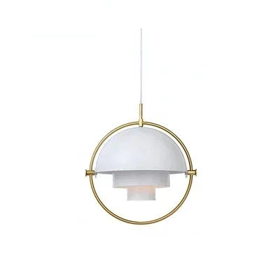 Danish Designer Deformable Iron Pendant Light Gold Hanging Led Lamp for Dining Room Kitchen Light Home Decor Lighting Fixtures