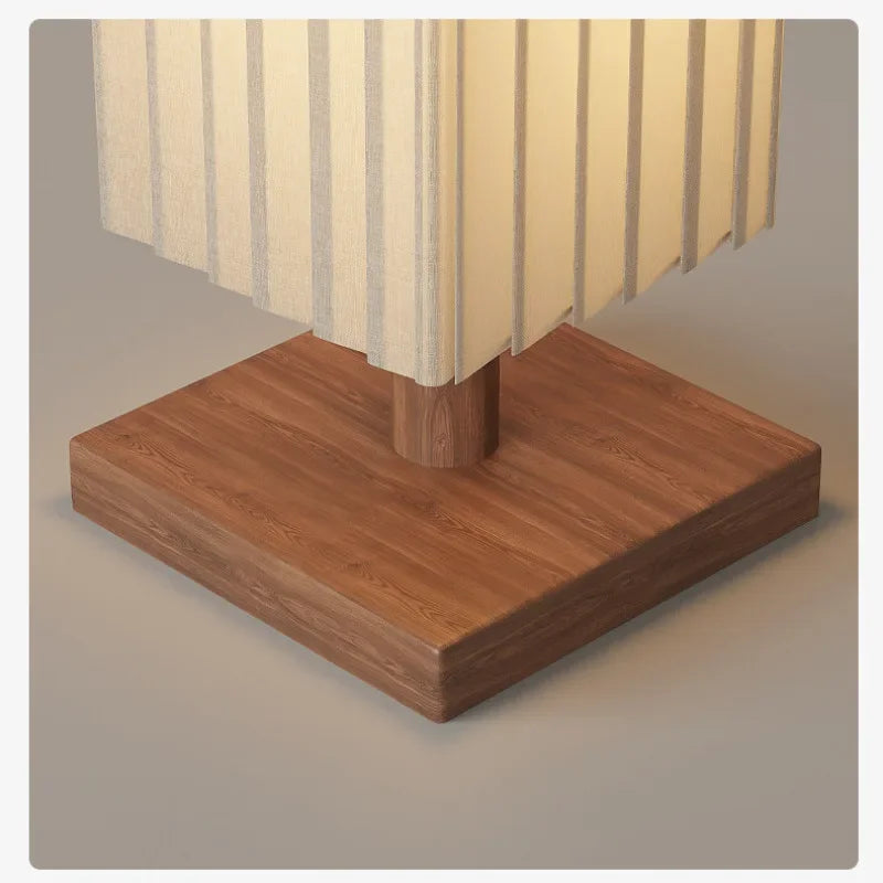 Fabric Led Floor Lights for Living Room Sofa Side Decorative Wood Standing Lamps Light Bedroom Bedside Light Home Decor