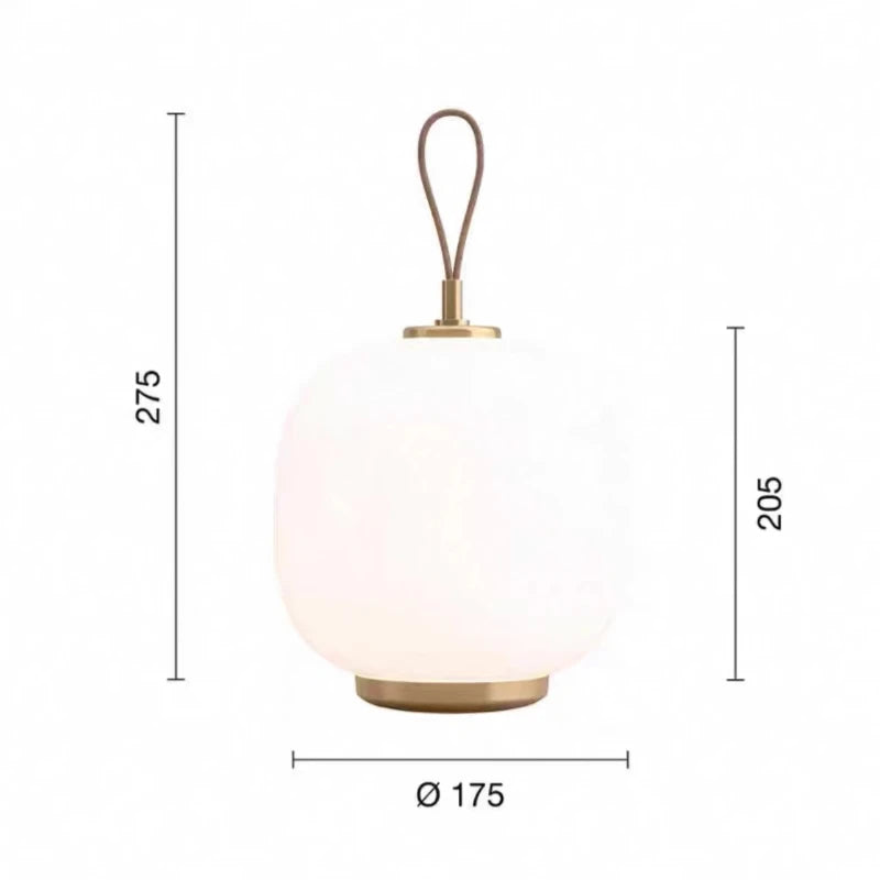 Danish Designer Living Room Home Decor Pink White Portable Desk Lamp Nordic Lamp Charging Glass Bedside Warm Reading Light LED
