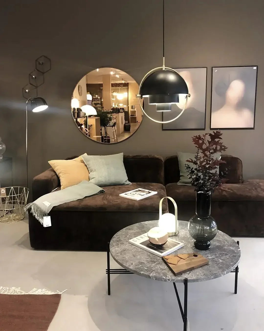 Danish Designer Deformable Iron Pendant Light Gold Hanging Led Lamp for Dining Room Kitchen Light Home Decor Lighting Fixtures